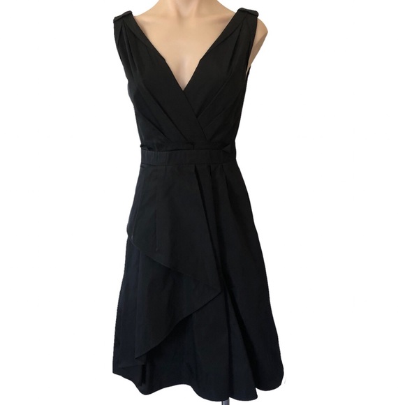 🌿 VERONIKA MAINE 🌿 sleeveless waterfall dress size 6 - Picture 2 of 9